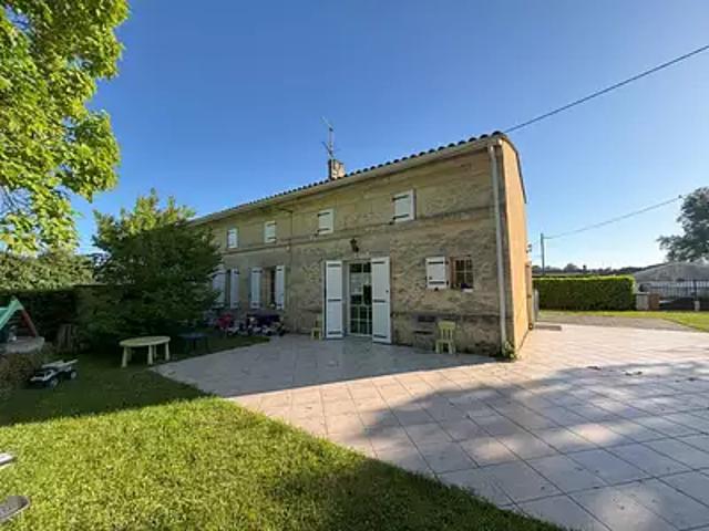 Marsas 33620 Achat / Vente maison 5 pièces t5 jardin terrasse