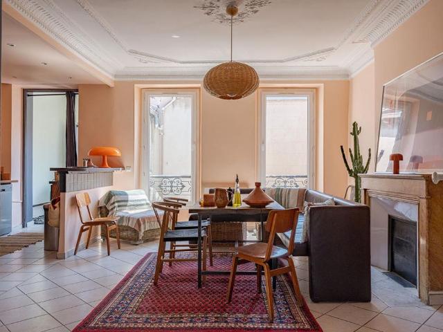 Marseille 13006 COURS LIEUTAUD COLOCATION MEUBLÉE 4 CHAMBRES 160,11 m² / Carrez 6° étages/Balcon/Climatisée