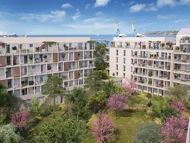 Marseille 16ème 13016 Programme neuf appartement neuf à vendre t3 TVA 5,5% NF