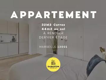 Marseille 1er 13001 Achat / Vente appartement 1 pièce t1