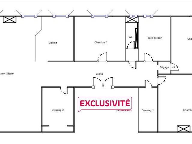 Marseille 6e Préfecture Exclusivité L'exception haussmannienne: 135 m² et grande terrasse plein ciel