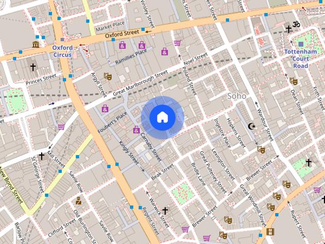 Marshall Street, Soho, W1F