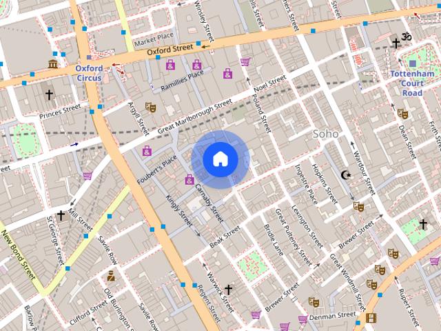 Marshall Street, Soho, W1F
