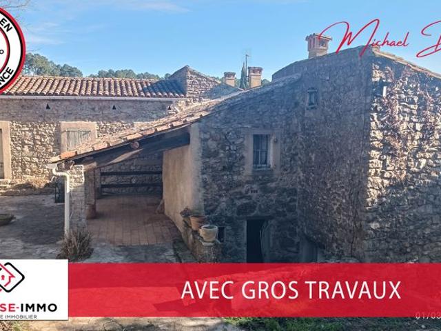 MAS CÉVENOL DE CARACTÈRE À RÉINVENTERSaint Jean du Pin Aux portes d'Alès