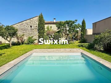 Mas en pierres avec piscine et dépendances 254m² Saint Marcel lès Sauzet