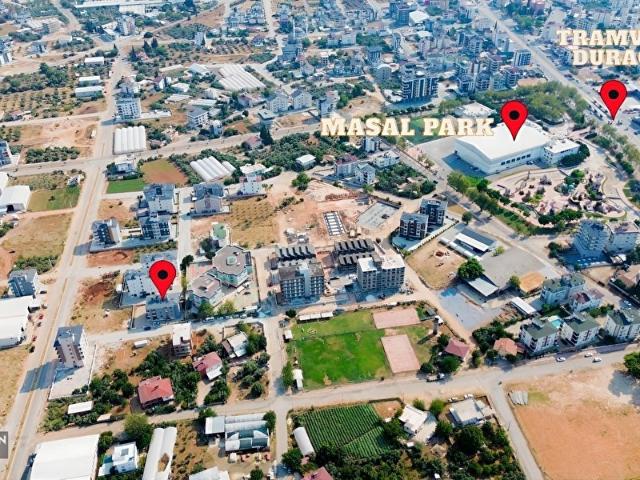 MASALPARK ARKASI TRAMVAYA 400 MT AYRI MUTFAK SIFIR 2+1 DAİRE