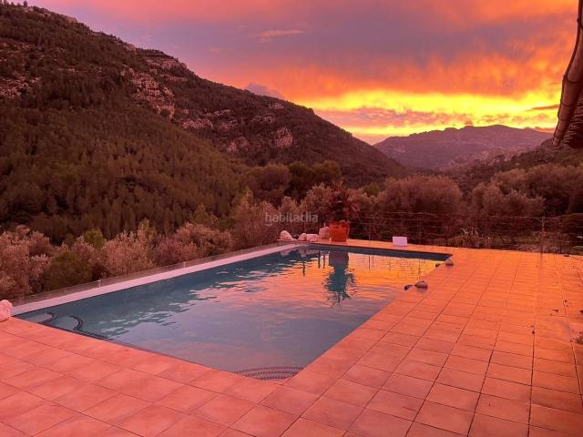 Masía en venta en Castell de Castells. Chalet off grid con psicina privada en Castell de Castells. Masías Castell de.