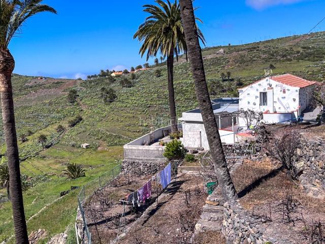 Masía en venta en Vallehermoso. Casa con jardín en el pueblo de montaña de Chipude. Masías.