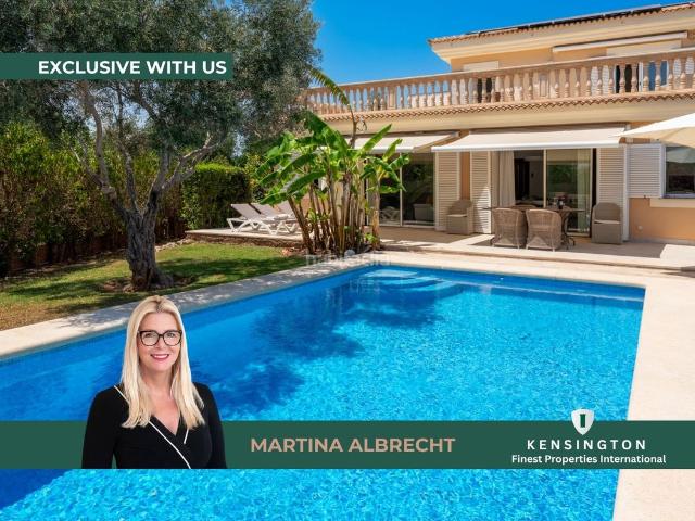 Masía en venta en Baleares Sant Llorenç des Cardassar. Moderna villa familiar con piscina climatizada, azotea y garaje en Sa Coma. Masías Sant Llorenç des.