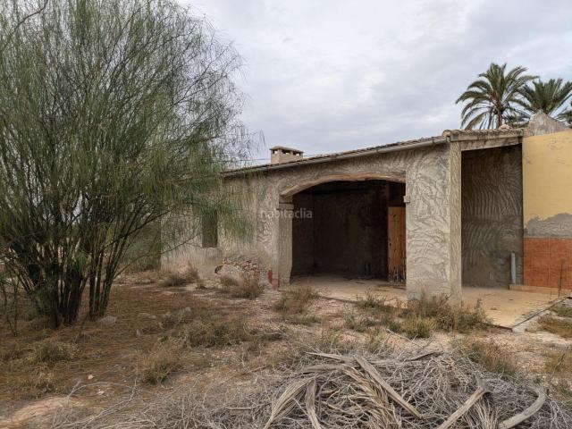 Masía en venta en Elche Elx, La Algoda Matola Llano de San José. CASA DE CAMPO CON TERRENO PARA REFORMAR EN ALGODAMATOLA, TAMBIEN ALQ OPCION A COMPRA. Masías Elche.