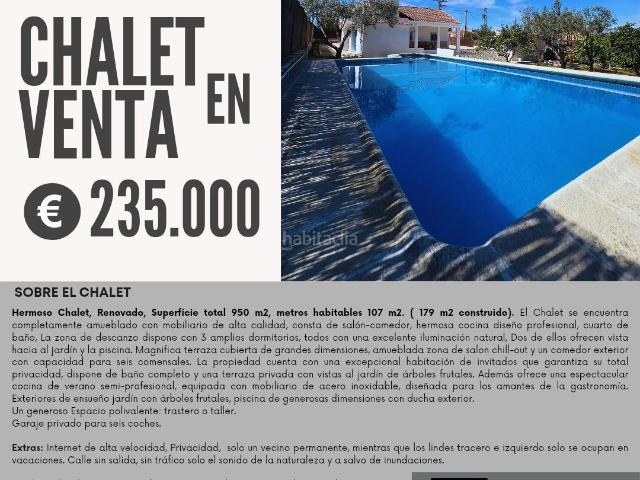 Masía en venta en Montroi Montroy. BELLO CHALET, RÚSTICO, MONTROY VALENCIA. Masías Montroi.