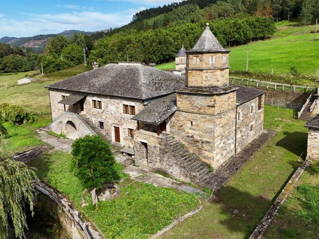 Masía en venta en Pontenova A. Pazo blasonado con capilla y 3,3 hectáreas en A Pontenova. Masías Pontenova.