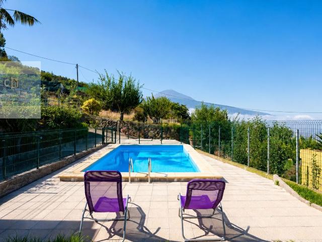 Masía en venta en Santa Úrsula, La Vera El Farrobillo Tosca de Ana María. Finca con casa, dos estudios, piscina y vistas panorámicas. Masías Santa.