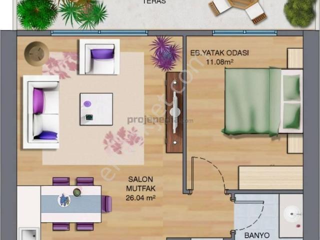 Maslak 1453 Ağaoğlu 1+1 C Kule Aylık Ödeme Orman Manzara Kiralık