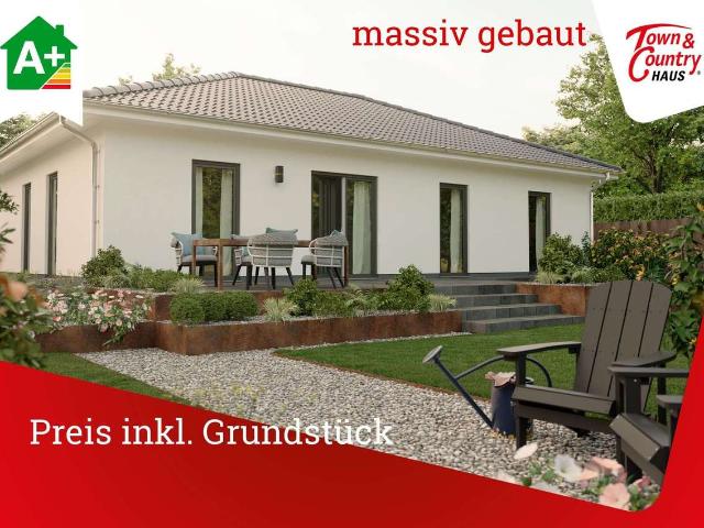 massiv gebaut, Preis schlüsselfertig inkl. Grundstück