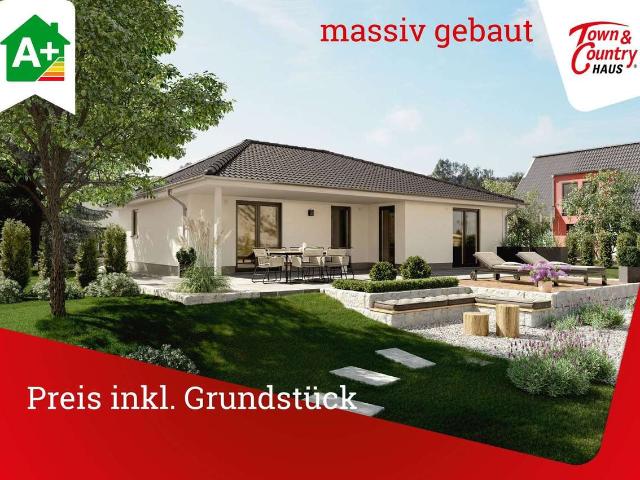 massiv gebaut, Preis schlüsselfertig inkl. Grundstück