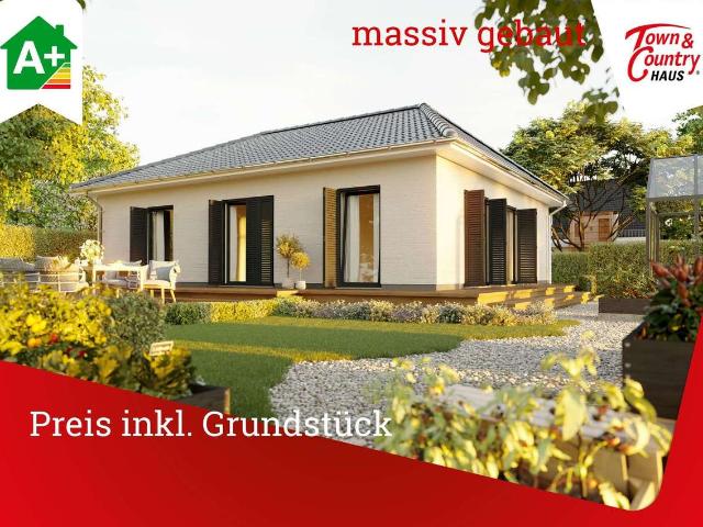 massiv gebaut, Preis schlüsselfertig inkl. Grundstück