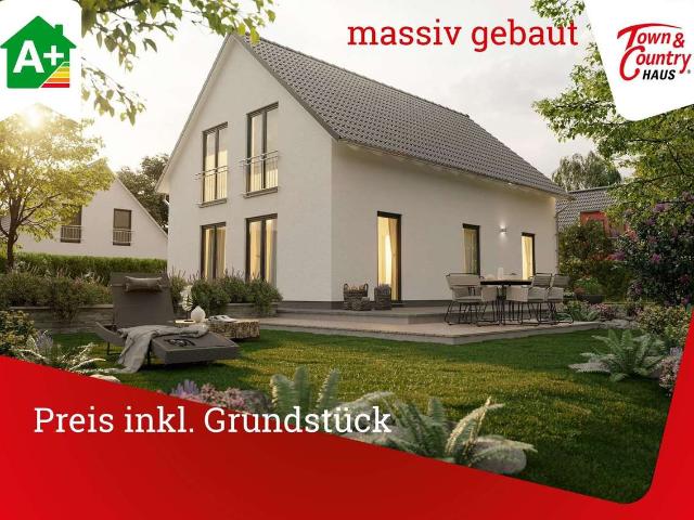 massiv gebaut, Preis schlüsselfertig inkl. Grundstück