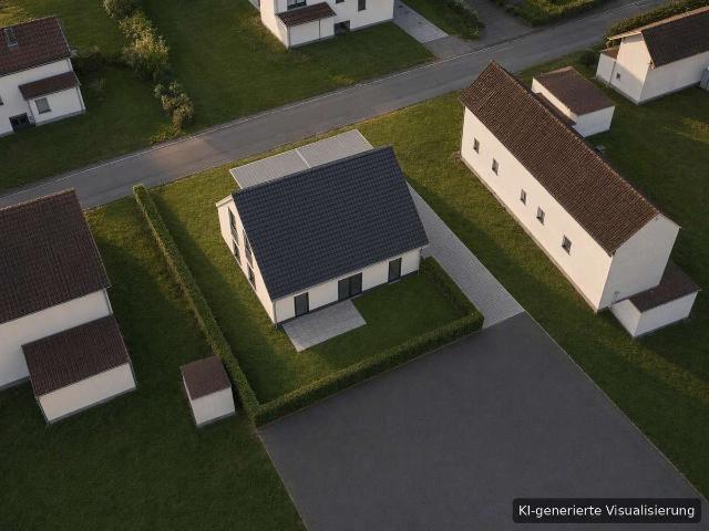 Massiv + individuell: Einfamilienhaus mit Garten in Schwaig