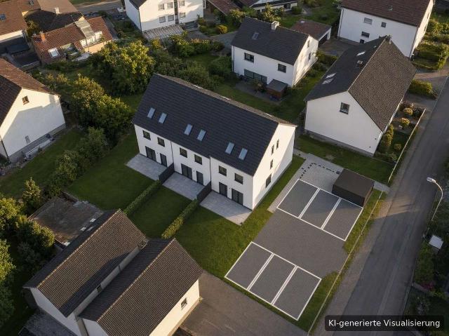 Massiv + individuell: Reihenhaus mit Garten in Nürnberg Worzeldorf