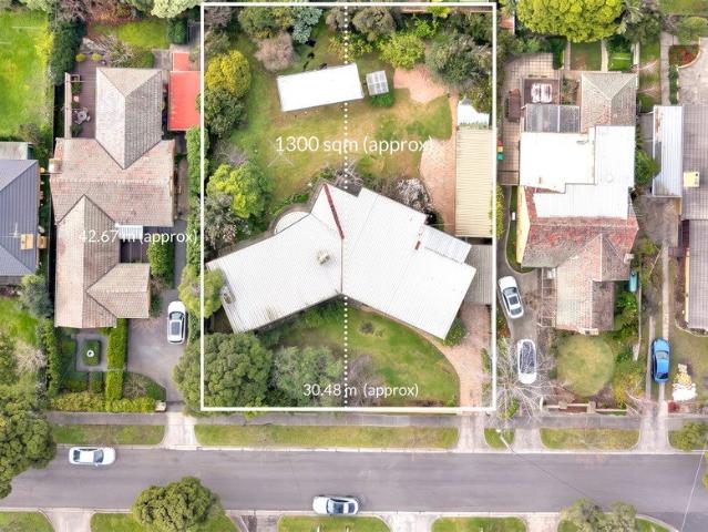 MASSIVE 1,300m² DOUBLE BLOCK IN BALWYN HIGH SCHOOL ZONE TWO ALLOTMENTS ON ONE TITLE, NO SINGLE DWELLING COVENANT