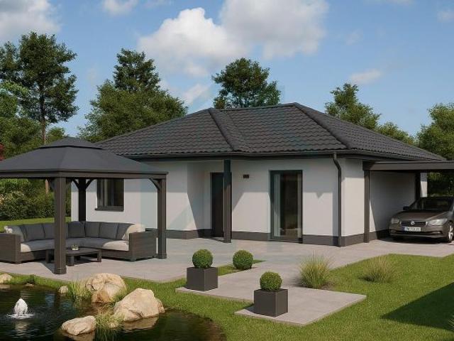 Massiver Bungalow mit 120 m² Wohnfläche inkl. ca, 1.000 m² Grundstück in Rothenstein Ölknitz