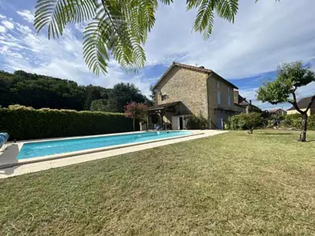 Mauzac et Grand Castang 24150 Achat / Vente maison 6 pièces t6 piscine terrasse