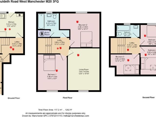 Mauldeth Road West, Withington, Manchester M20, 4 bed semi detached house to rent, £498 pppm | PrimeLocation