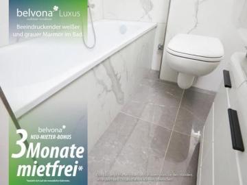Max Planck Quartier: 2 Zi Marmor Luxuswohnung von belvona frisch saniert. 3 Monate sind mietfrei! Wohnungen Duisburg