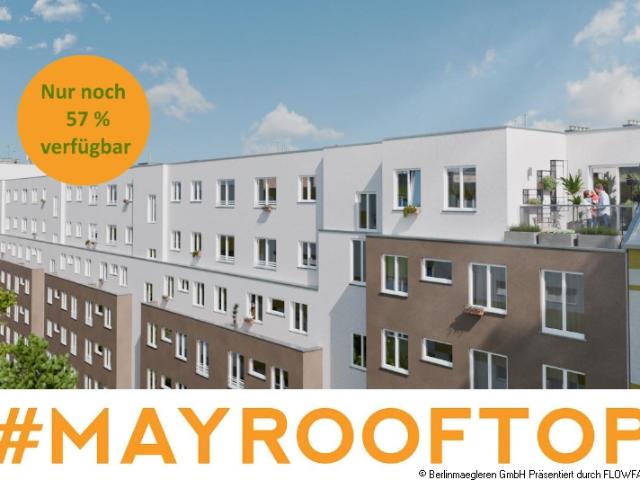 MayRoofTop: 2 Zimmer Neubauwohnung mit Sonnenbalkon im Hotspot Kreuzkölln