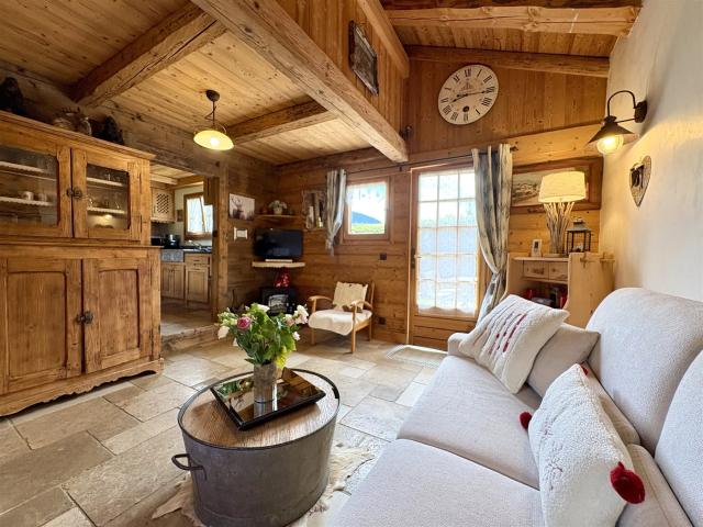 Mazot d'exception avec terrain clos de 500 m² – Une opportun. 44m² Megève