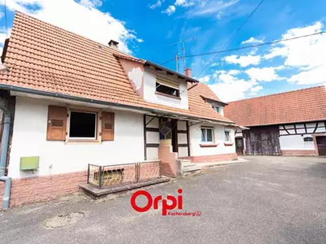 Memmelshoffen 67250 Achat / Vente maison 5 pièces t5 jardin terrasse