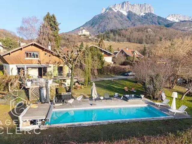 Menthon Saint Bernard 74290 Achat / Vente maison 5 pièces t5 piscine