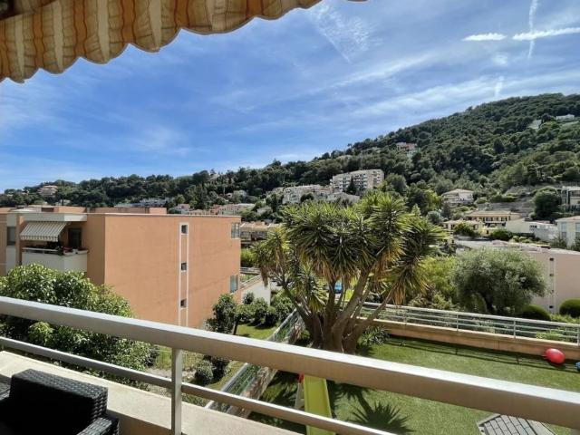 MENTON, LOCATION SAISONNIÈRE BEAU 2P, TERRASSES & PISCINE