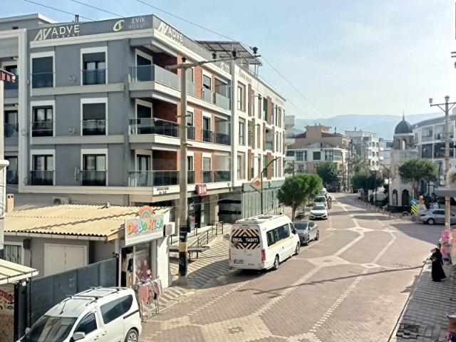 Menemen Koyundere merkez yakını geniş sokakta kiralık 2+1 önü açık sıfır daire