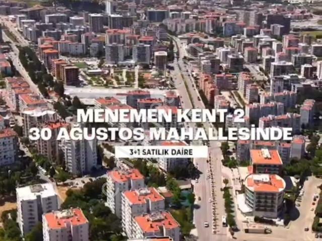 Menemen 30 Ağustos Mahallesinde Satılık 3+1