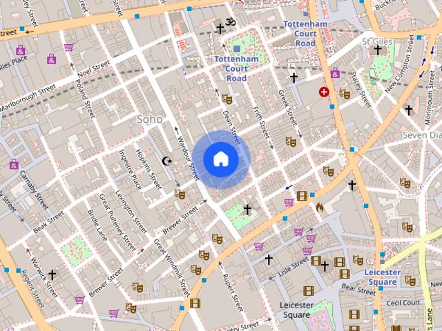 Meard Street, Fitzrovia & Covent Garden