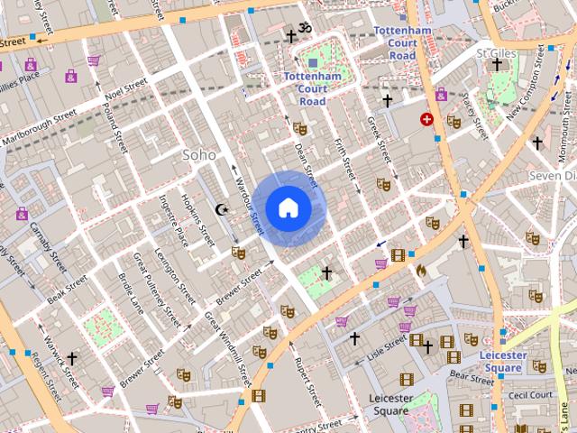 Meard Street, Soho, London, W1F