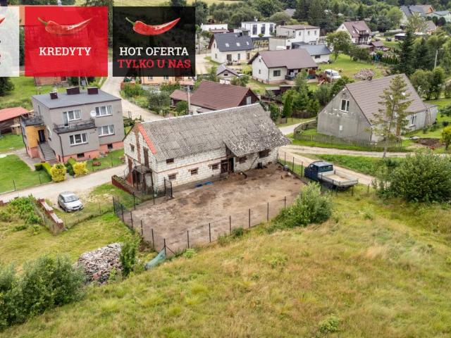 Polecam działkę z budynkiem 130 m² w Mechowie inwestycyjny potencjał