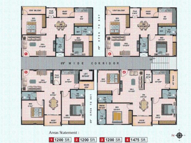 Medchal 3 BHK Apartment For Sale Secunderabad