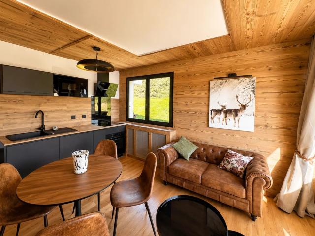 Megève – Appartement 3 pièces avec deux balcons, vue dégagée. 39m² Megève