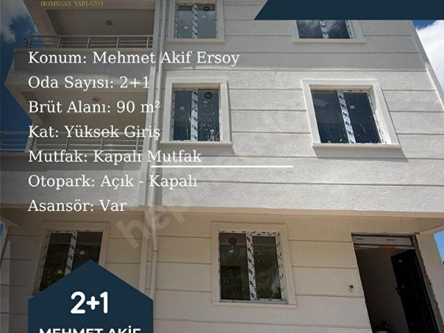 MEHMET A.ERSOY MAHALLESİ SATILIK 2+1 DAİRE HOMESAK best choice