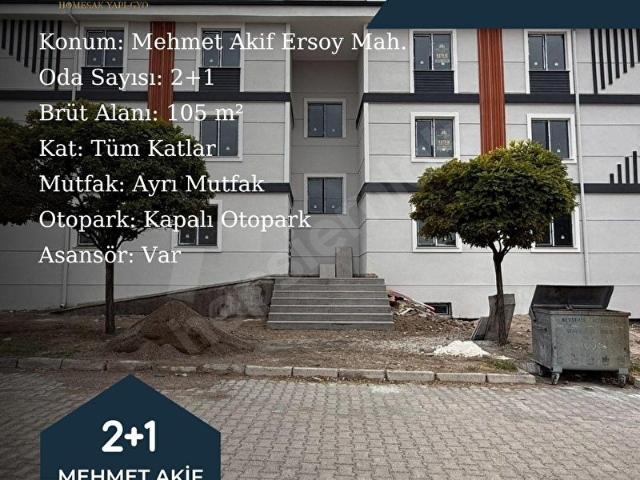 MEHMET AKİF ERSOY'DA 2+1 SATILIK DAİRE Homesak Best Choice