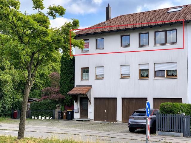 Mehr Raum als erwartet: 3 Zimmer Wohnung mit zusätzlichem Dachbereich & Stellplatz in Schwabmünchen
