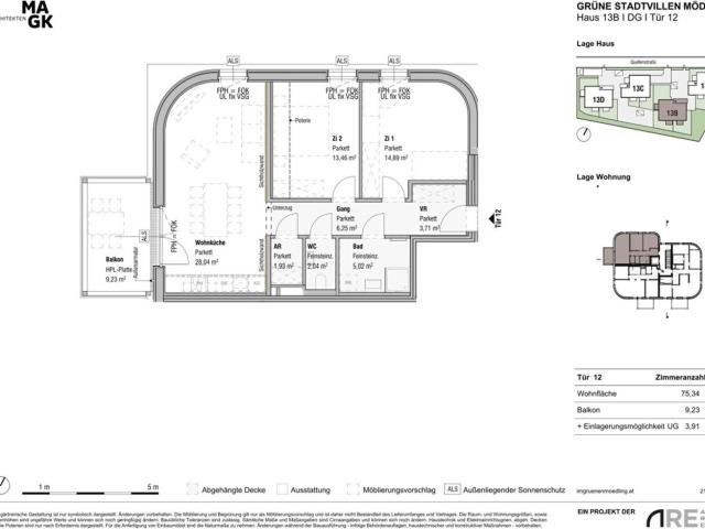 Mehr Raum Fürs Leben 3 Zimmer Wohnung in den Grünen Stadtvillen! Provisionsfreie Vergabe!