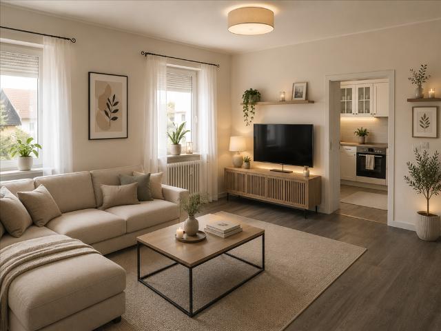 Mehr Wohnqualität als der erste Eindruck vermuten lässt – helle 2 Zimmer Wohnung mit Charme