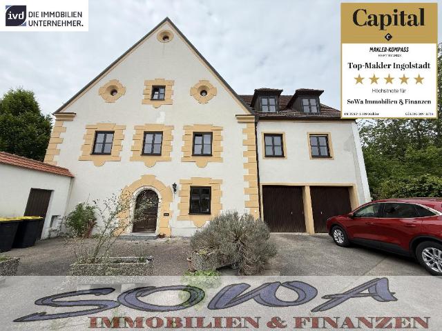 Mehrfamilienhaus mit 5 Wohneinheiten, zwei Garagen und Garten in zentraler Lage in Neuburg Ein Objekt von Ihrem Immobilienpartner SOWA Immobilien und Finanzen