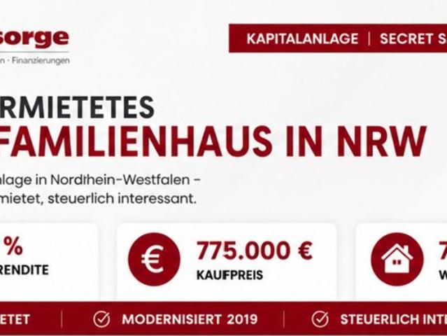 Mehrfamilienhaus mit 7 Wohneinheiten im Herzen des Ruhrgebietes