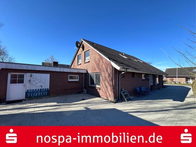 Mehrfamilienhaus bei Dagebüll 3 Wohneinheiten unter einem Dach vereint mit großer Doppelgarage