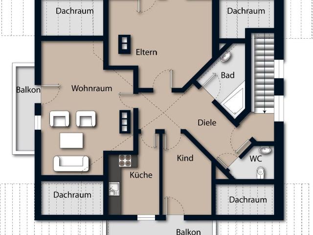 Mehrparteienhaus in Tenneck
